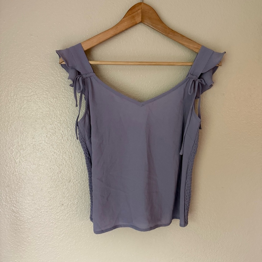 ❇️JACK by BB DAKOTA Sleeveless Ruffle Top NWT! 2 for $22❇️
